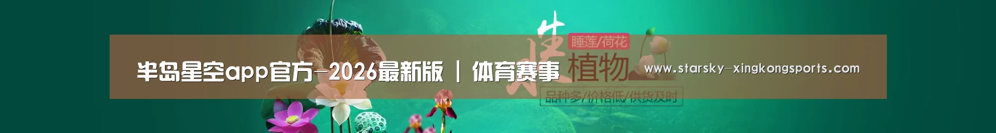 鲜花水草花卉网站模板
